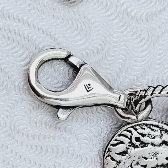 Silpada Sterling Silver Roman Coin Cha Cha Bracelet B1624